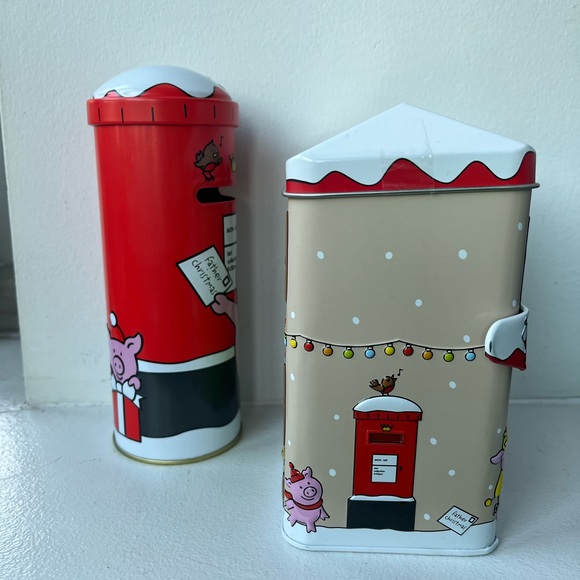 M&S Percy Piggy bank Empty Biscuit Tin - Picture 4 of 5